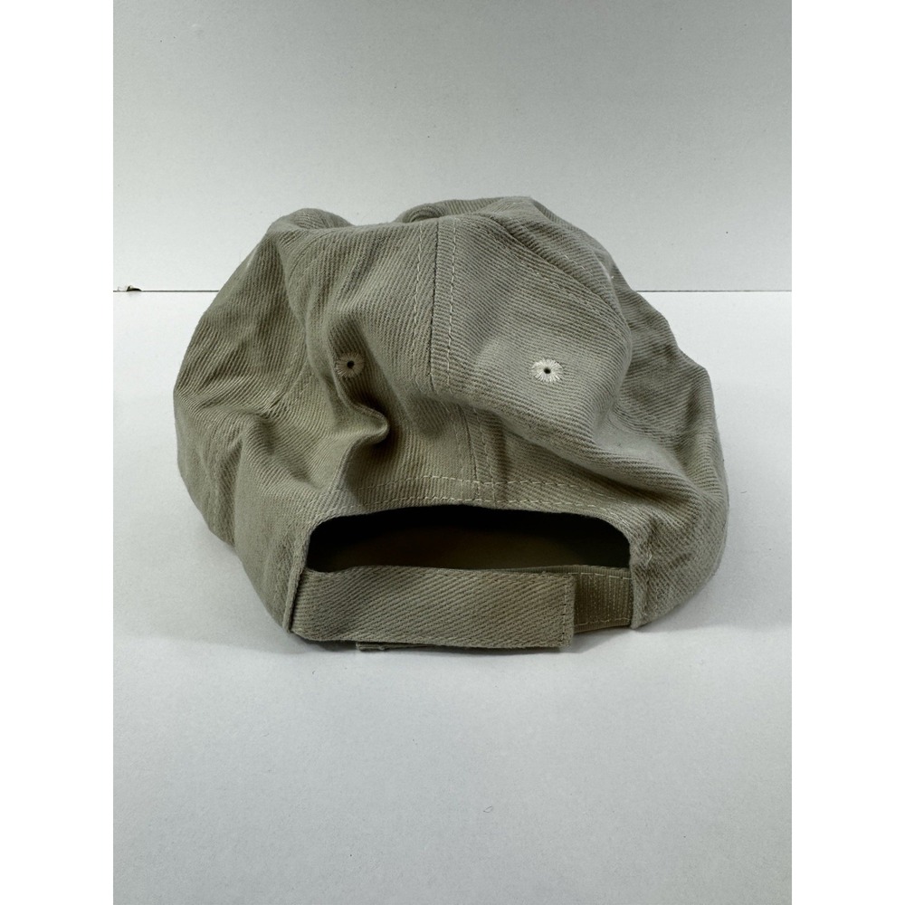 Carolina Panthers Men Hat Strap Back Tan Cap Adjustable Logo Football NFL Dad - Picture 4 of 7